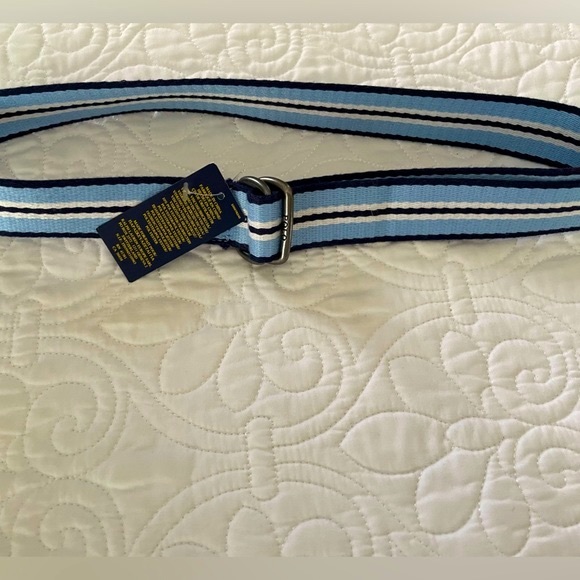 NWT Navy/Light Blue/White 36” Polo by Ralph Lauren Belt - Picture 9 of 9